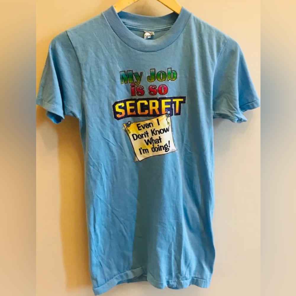 Vintage Roach iron-on graphic shirt - 1979 - SMALL - Atlantic SanforKnit tag